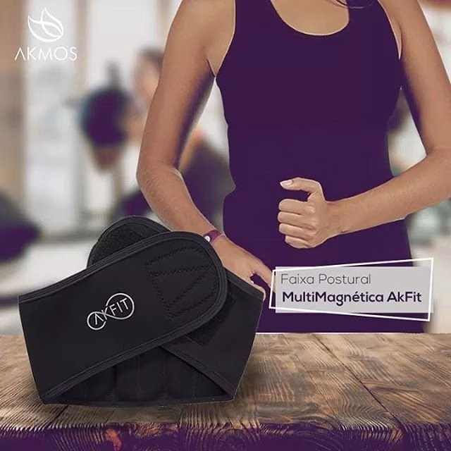 Cinta Postural Quântica da Akmos
Faixa Postural Multimagnética AkFit